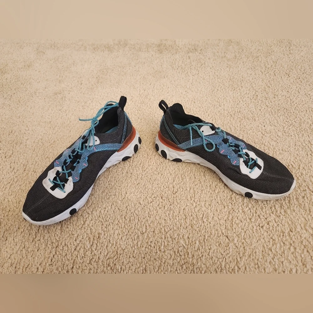 NIKE REACT ELEMENT SE‎ 55 SAFARI PACK Size 12.5 Mens Sneakers Running Shoe